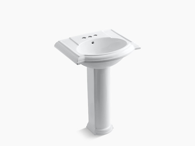 K 2286 4 Devonshire Pedestal Sink With 4 Inch Centers Kohler